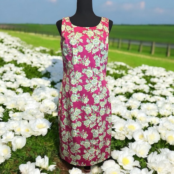 Brooks Brothers 346 Floral Sheath Dress - Picture 2 of 7